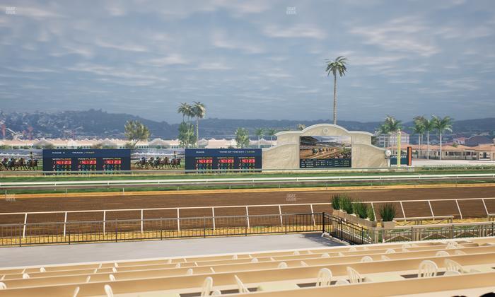 Del Mar Thoroughbred Club - Section Stretch Run Box 21 A Lvl 2 Seat View