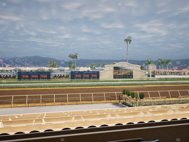 Del Mar Thoroughbred Club - Section Stretch Run Box 21 B Lvl 2 Seat View