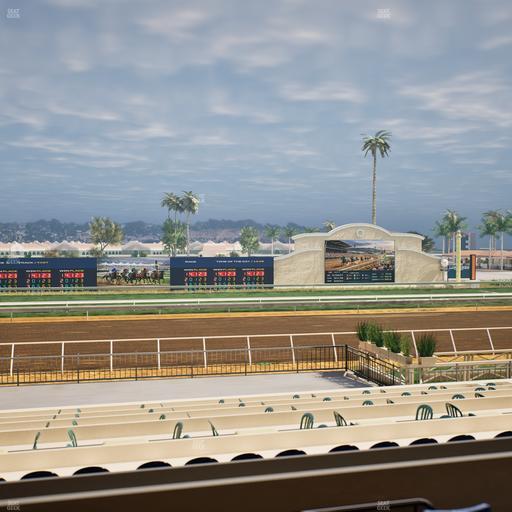 Del Mar Thoroughbred Club - Section Stretch Run Box 21 B Lvl 2 Seat View