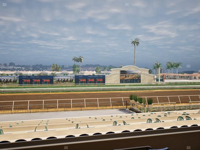 Del Mar Thoroughbred Club - Section Stretch Run Box 21 B Lvl 2 Seat View