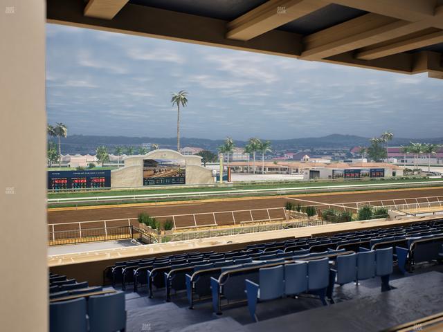 Del Mar Thoroughbred Club - Section Stretch Run Box 21 F Lvl 3 Seat View