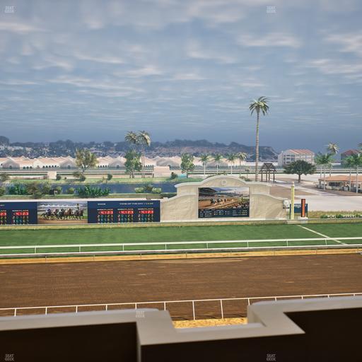 Del Mar Thoroughbred Club - Section Stretch Run Box 21 L Lvl 4 Seat View