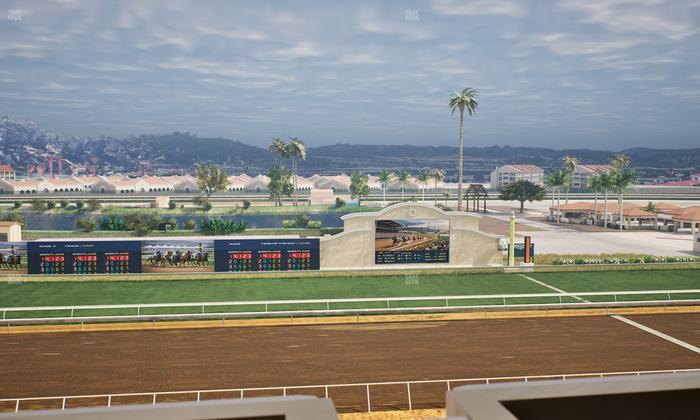 Del Mar Thoroughbred Club - Section Stretch Run Box 21 L Lvl 4 Seat View