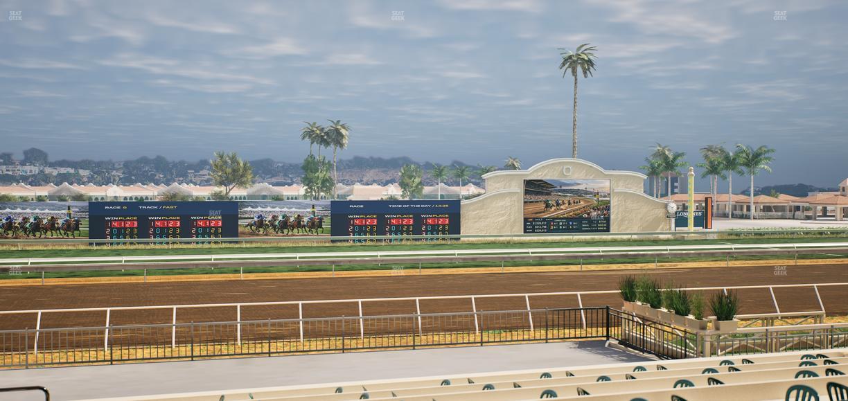 Del Mar Thoroughbred Club - Section Stretch Run Box 22 A Lvl 2 Seat View