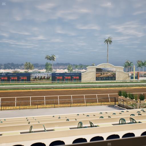 Del Mar Thoroughbred Club - Section Stretch Run Box 22 A Lvl 2 Seat View