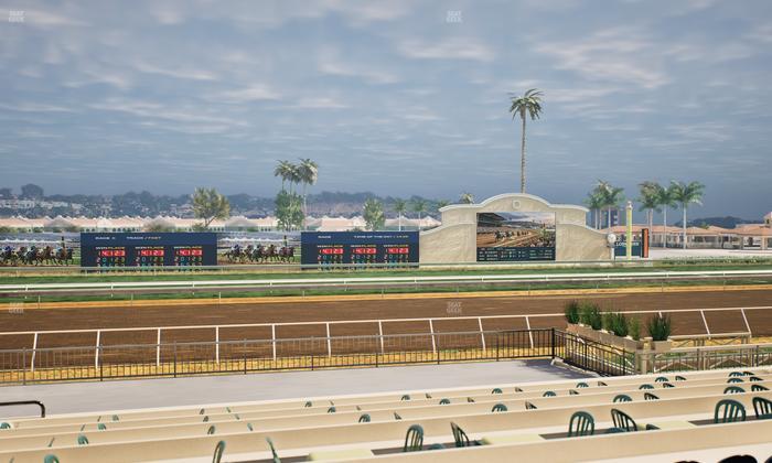 Del Mar Thoroughbred Club - Section Stretch Run Box 22 A Lvl 2 Seat View