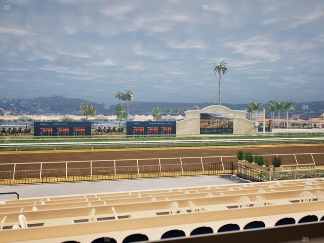 Del Mar Thoroughbred Club - Section Stretch Run Box 22 A Lvl 2 Seat View