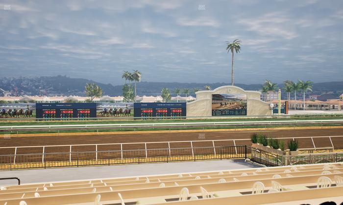 Del Mar Thoroughbred Club - Section Stretch Run Box 22 A Lvl 2 Seat View