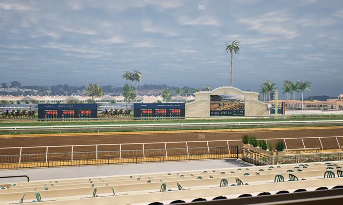 Del Mar Thoroughbred Club - Section Stretch Run Box 22 B Lvl 2 Seat View