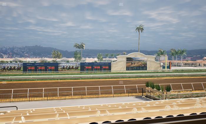 Del Mar Thoroughbred Club - Section Stretch Run Box 22 B Lvl 2 Seat View