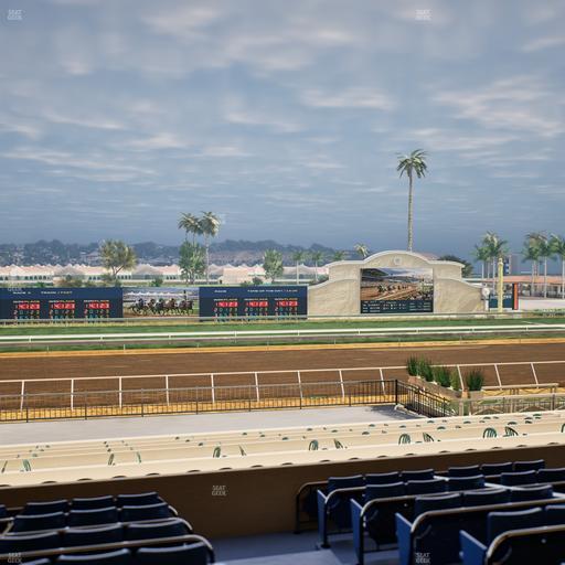 Del Mar Thoroughbred Club - Section Stretch Run Box 22 D Lvl 2 Seat View