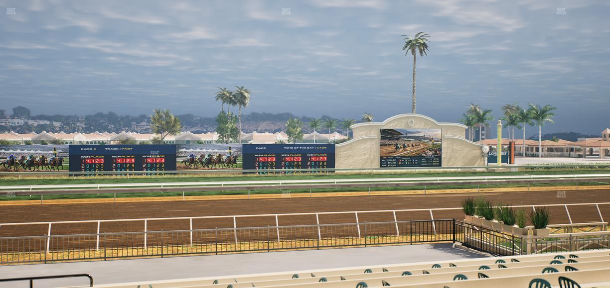 Del Mar Thoroughbred Club - Section Stretch Run Box 23 A Lvl 2 Seat View