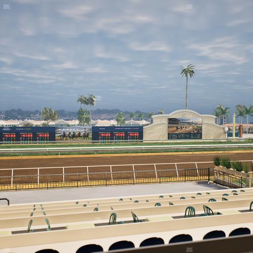 Del Mar Thoroughbred Club - Section Stretch Run Box 23 A Lvl 2 Seat View