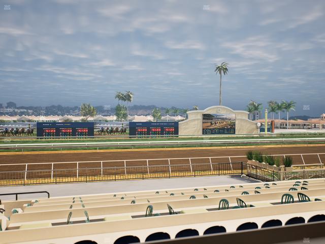 Del Mar Thoroughbred Club - Section Stretch Run Box 23 A Lvl 2 Seat View