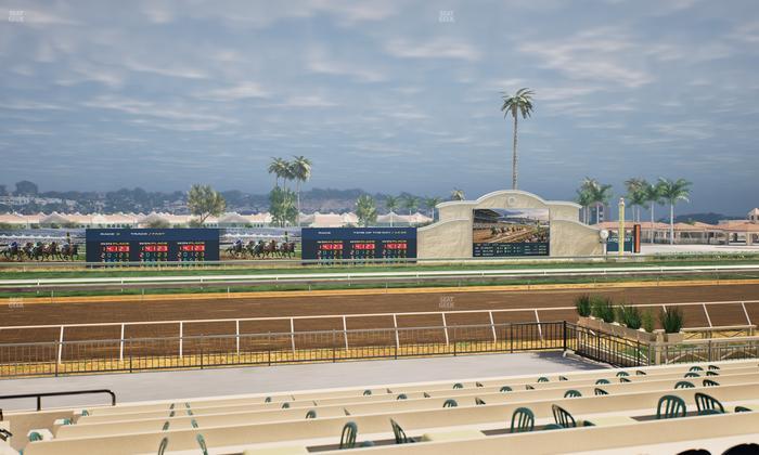 Del Mar Thoroughbred Club - Section Stretch Run Box 23 A Lvl 2 Seat View