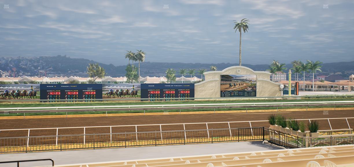 Del Mar Thoroughbred Club - Section Stretch Run Box 23 A Lvl 2 Seat View