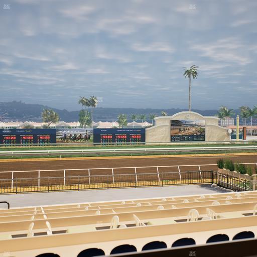 Del Mar Thoroughbred Club - Section Stretch Run Box 23 A Lvl 2 Seat View