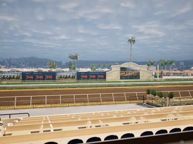 Del Mar Thoroughbred Club - Section Stretch Run Box 23 A Lvl 2 Seat View
