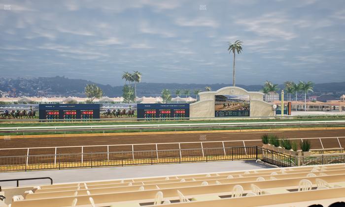 Del Mar Thoroughbred Club - Section Stretch Run Box 23 A Lvl 2 Seat View