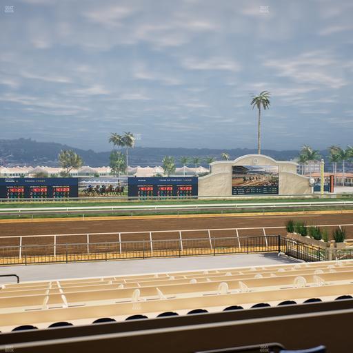 Del Mar Thoroughbred Club - Section Stretch Run Box 23 B Lvl 2 Seat View