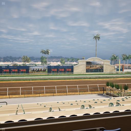 Del Mar Thoroughbred Club - Section Stretch Run Box 23 B Lvl 2 Seat View