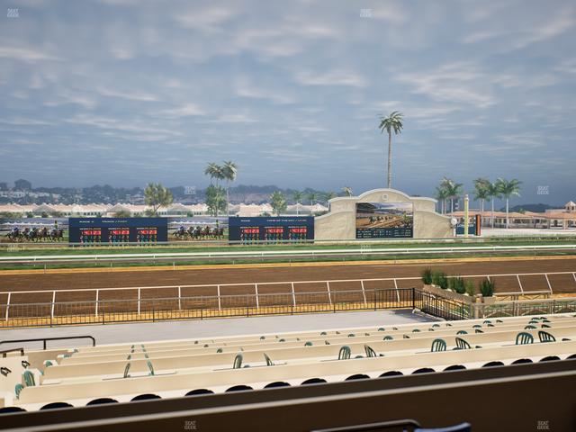 Del Mar Thoroughbred Club - Section Stretch Run Box 23 B Lvl 2 Seat View