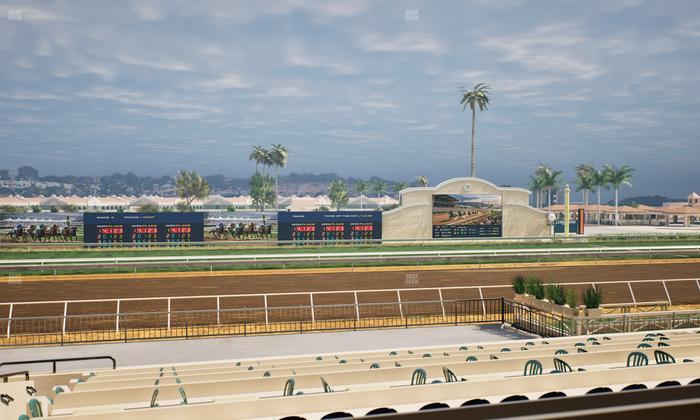 Del Mar Thoroughbred Club - Section Stretch Run Box 23 B Lvl 2 Seat View
