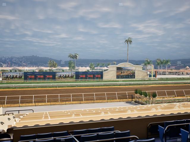 Del Mar Thoroughbred Club - Section Stretch Run Box 23 C Lvl 2 Seat View