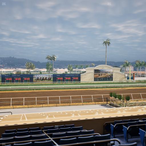 Del Mar Thoroughbred Club - Section Stretch Run Box 23 D Lvl 2 Seat View