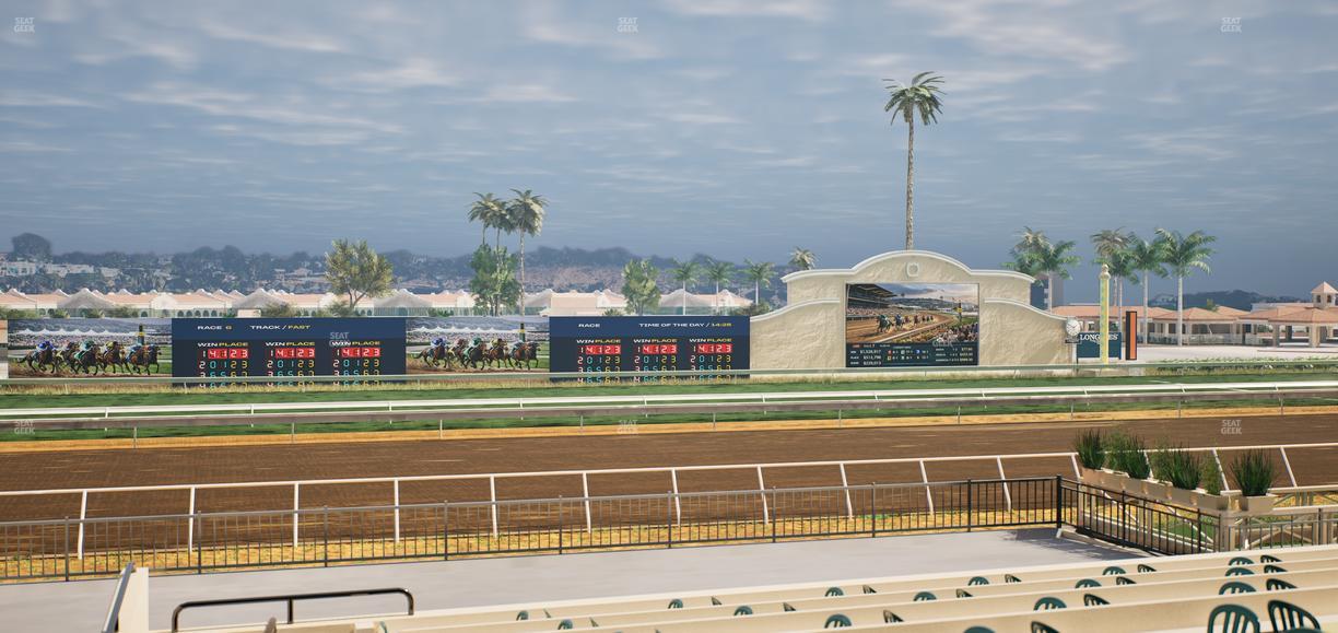 Del Mar Thoroughbred Club - Section Stretch Run Box 24 A Lvl 2 Seat View