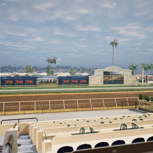Del Mar Thoroughbred Club - Section Stretch Run Box 24 A Lvl 2 Seat View