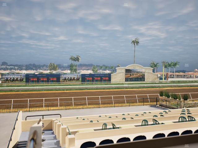 Del Mar Thoroughbred Club - Section Stretch Run Box 24 A Lvl 2 Seat View