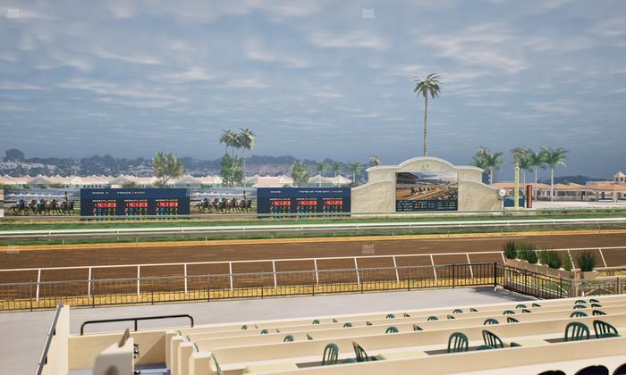 Del Mar Thoroughbred Club - Section Stretch Run Box 24 A Lvl 2 Seat View