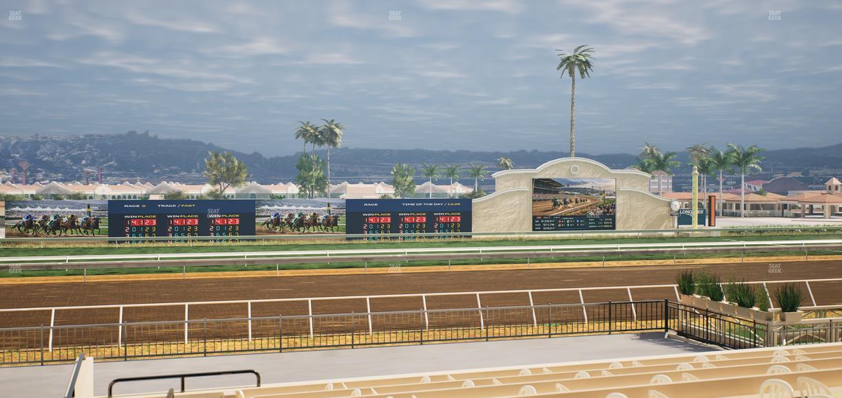 Del Mar Thoroughbred Club - Section Stretch Run Box 24 A Lvl 2 Seat View