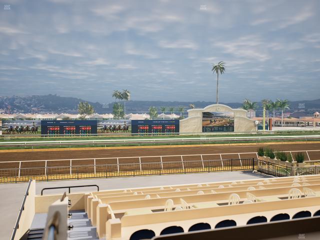 Del Mar Thoroughbred Club - Section Stretch Run Box 24 A Lvl 2 Seat View
