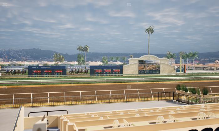 Del Mar Thoroughbred Club - Section Stretch Run Box 24 A Lvl 2 Seat View