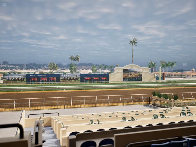 Del Mar Thoroughbred Club - Section Stretch Run Box 24 B Lvl 2 Seat View