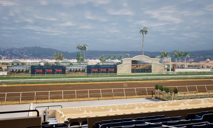 Del Mar Thoroughbred Club - Section Stretch Run Box 24 D Lvl 2 Seat View