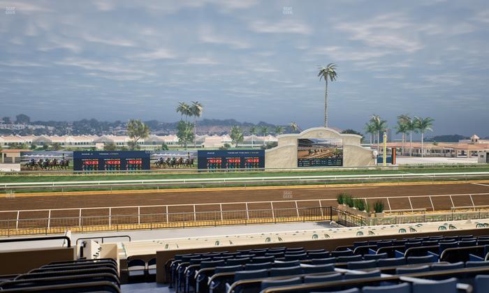 Del Mar Thoroughbred Club - Section Stretch Run Box 24 E Lvl 3 Seat View