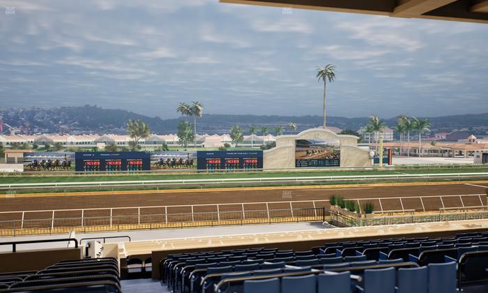 Del Mar Thoroughbred Club - Section Stretch Run Box 24 F Lvl 3 Seat View