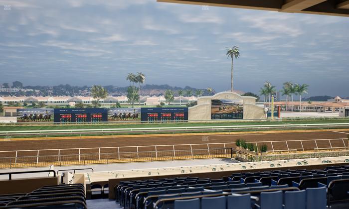 Del Mar Thoroughbred Club - Section Stretch Run Box 24 F Lvl 3 Seat View