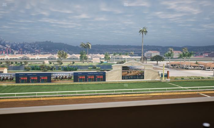 Del Mar Thoroughbred Club - Section Stretch Run Box 24 K Lvl 4 Seat View