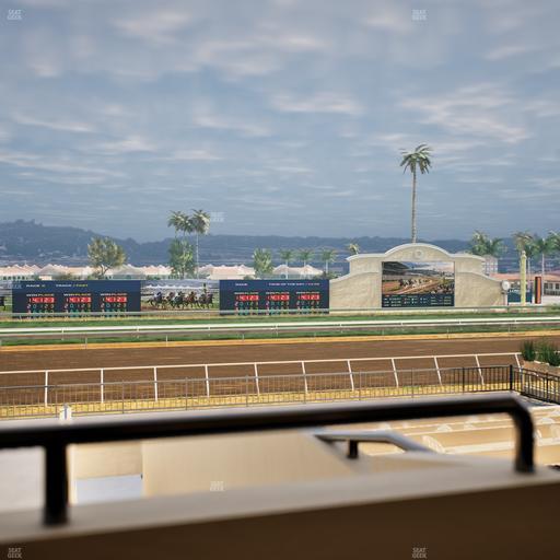 Del Mar Thoroughbred Club - Section Stretch Run Box 25 A Lvl 2 Seat View