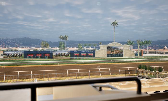 Del Mar Thoroughbred Club - Section Stretch Run Box 25 A Lvl 2 Seat View