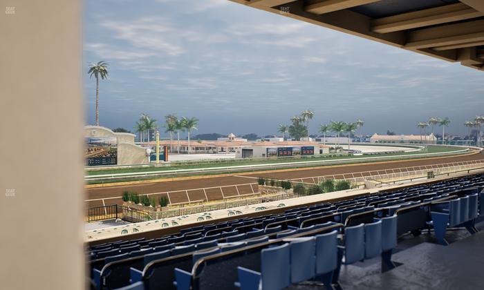 Del Mar Thoroughbred Club - Section Stretch Run Box 25 E Lvl 3 Seat View