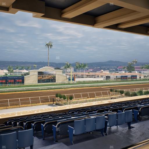 Del Mar Thoroughbred Club - Section Stretch Run Box 25 F Lvl 3 Seat View