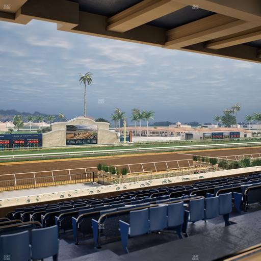 Del Mar Thoroughbred Club - Section Stretch Run Box 25 F Lvl 3 Seat View