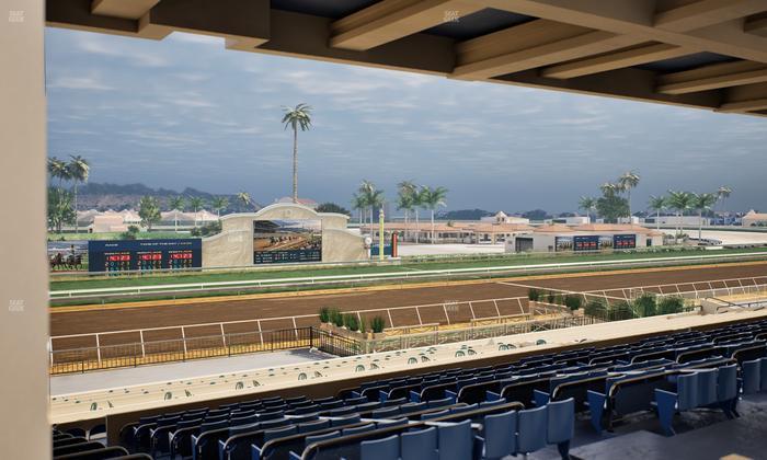 Del Mar Thoroughbred Club - Section Stretch Run Box 25 G Lvl 3 Seat View