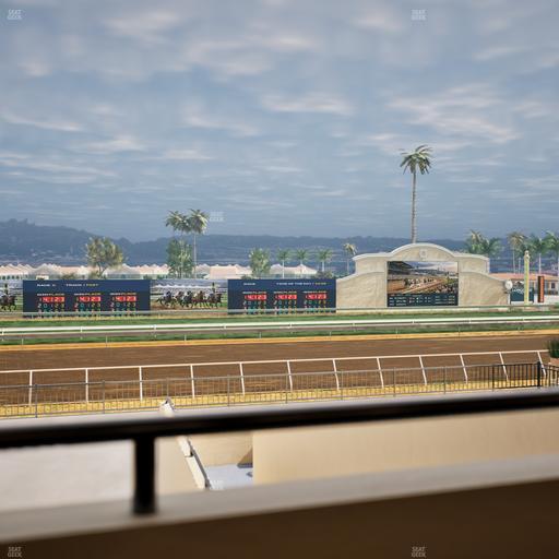 Del Mar Thoroughbred Club - Section Stretch Run Box 26 A Lvl 2 Seat View