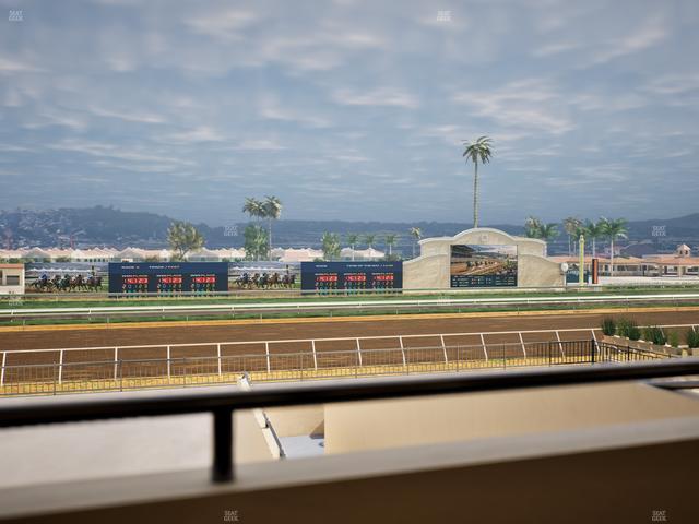 Del Mar Thoroughbred Club - Section Stretch Run Box 26 A Lvl 2 Seat View
